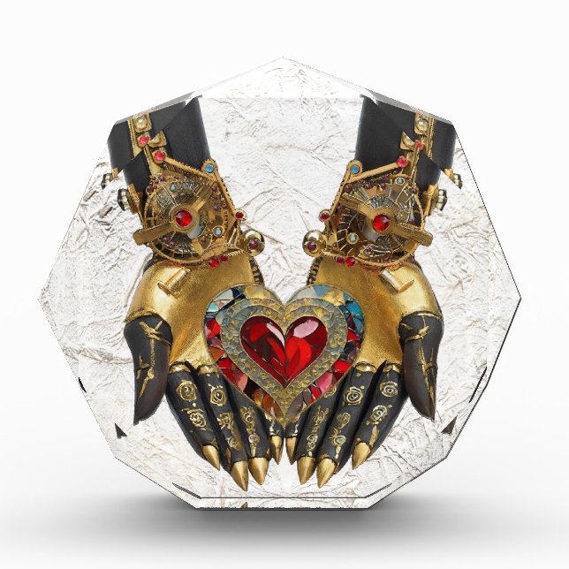 Bloque Para Fotos La oferta - Corazón en manos (Anverso)