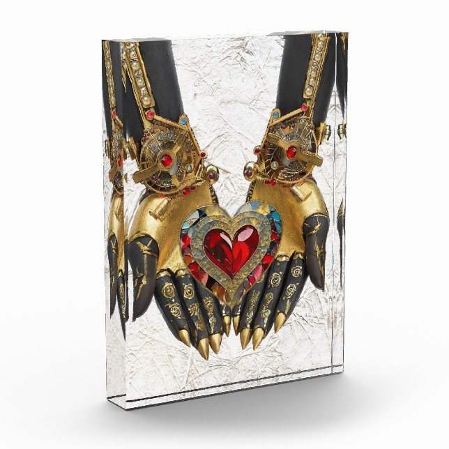 Bloque Para Fotos La oferta - Corazón en manos (Izquierda)