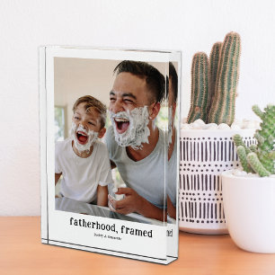 Bloque Para Fotos La paternidad enmarcada   Día del Padre Minimalist