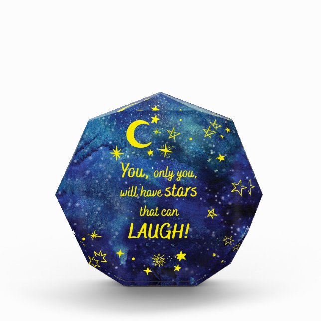 Bloque Para Fotos La pequeña cita del príncipe con las estrellas (Anverso)