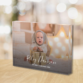 Bloque Para Fotos La primera Navidad del bebé