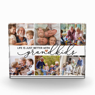 Bloque Para Fotos La vida es mejor con los nietos