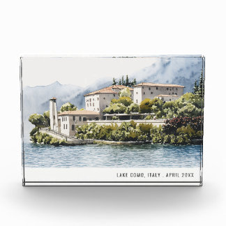 Bloque Para Fotos Lago Como Norte de Italia Viaje italiano