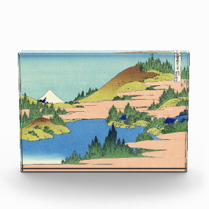 Bloque Para Fotos Lago Hokusai Hakone en la provincia de Sagami