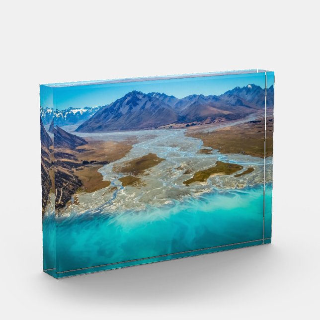 Bloque Para Fotos Lago Tekapo y Alpes del Sur, Nueva Zelandia (Izquierda)