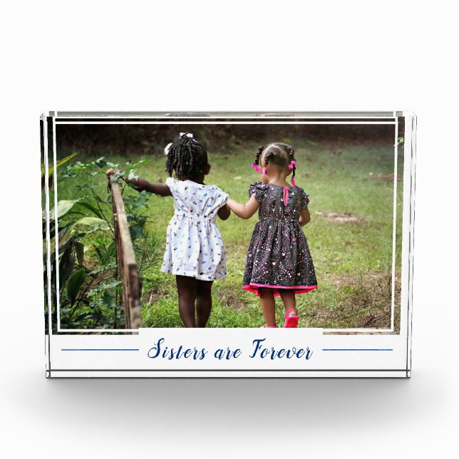 Bloque Para Fotos Las hermanas son para siempre (Anverso)