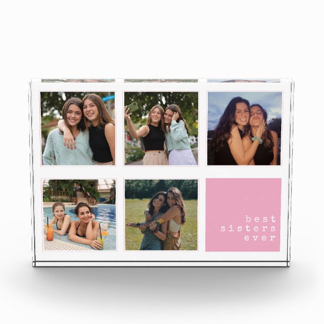 Bloque Para Fotos Las mejores hermanas de todos los tiempos | Collag (Anverso)