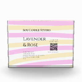 Bloque Para Fotos Lavender rosa soja negocios de velas añadir código