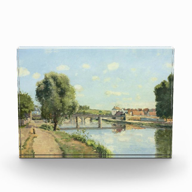 Bloque Para Fotos Le Pont Du Chemin De Fer Camille Pissarro (Anverso)
