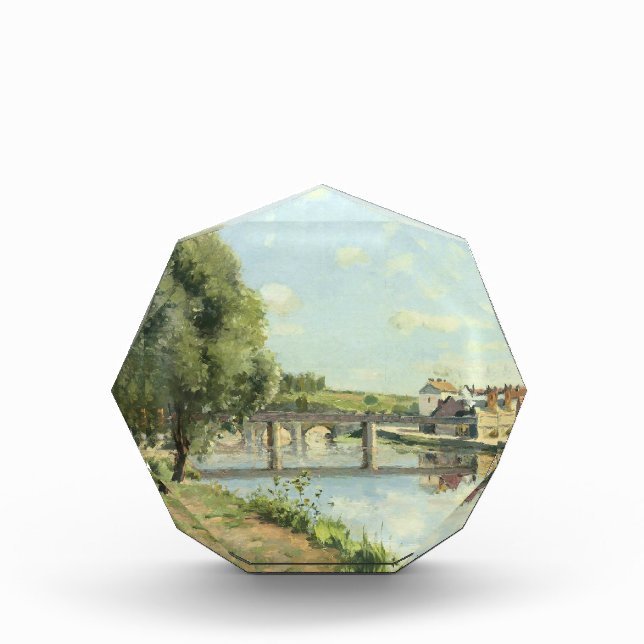 Bloque Para Fotos Le Pont Du Chemin De Fer Camille Pissarro (Anverso)