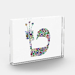 Bloque Para Fotos Letra hebrea 'TET'