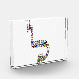 Bloque Para Fotos Letra 'LAMED'