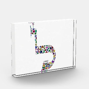 Bloque Para Fotos Letra 'LAMED'