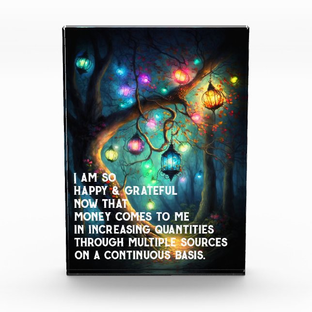 Bloque Para Fotos Ley de Atracción de la Manifestación de Dinero Cit (Anverso)