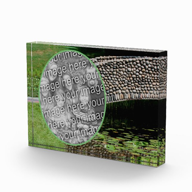 Bloque Para Fotos Lilypads Naturaleza del puente de piedra añada la  (Derecha)