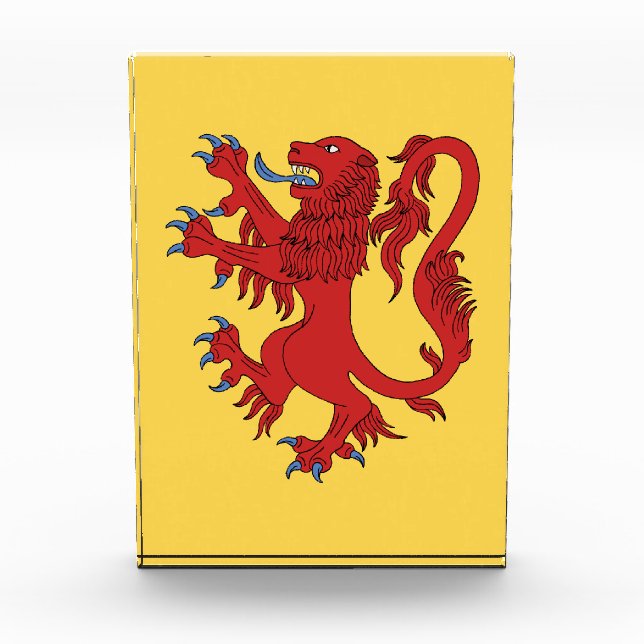 Bloque Para Fotos Lion Rampant Gules (Anverso)