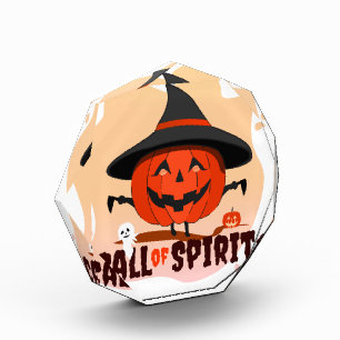 Bloque Para Fotos Llamado de Espíritu de Halloween