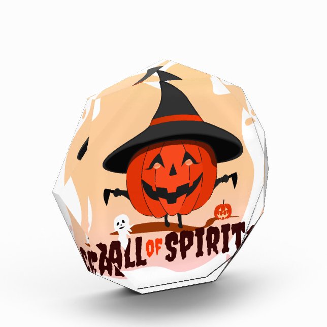 Bloque Para Fotos Llamado de Espíritu de Halloween (Izquierda)