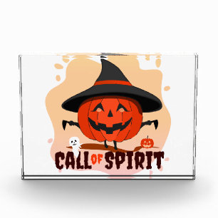 Bloque Para Fotos Llamado de Espíritu de Halloween