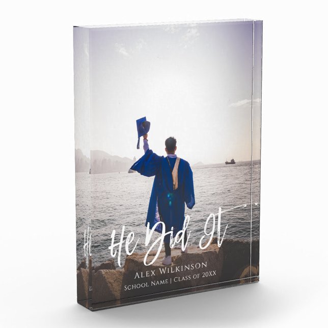 Bloque Para Fotos Lo Hizo Moderna Graduación De Guiones (Subido por el creador)