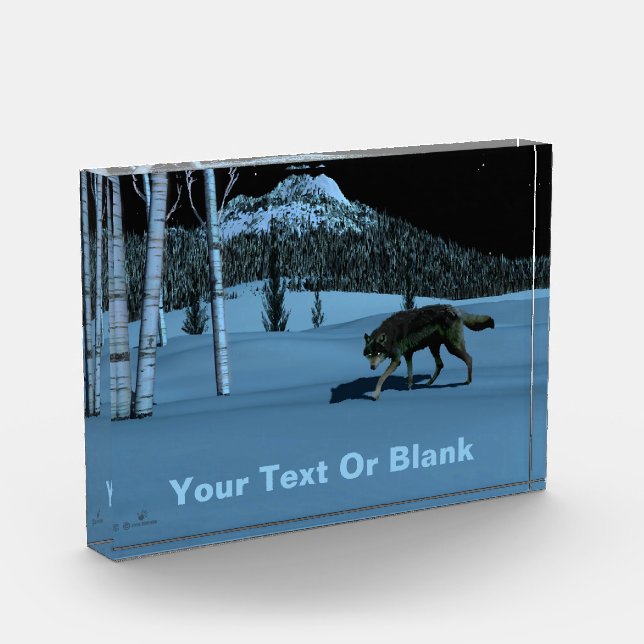 Bloque Para Fotos Lobo de Invierno - Tapetum Lucidum (Izquierda)