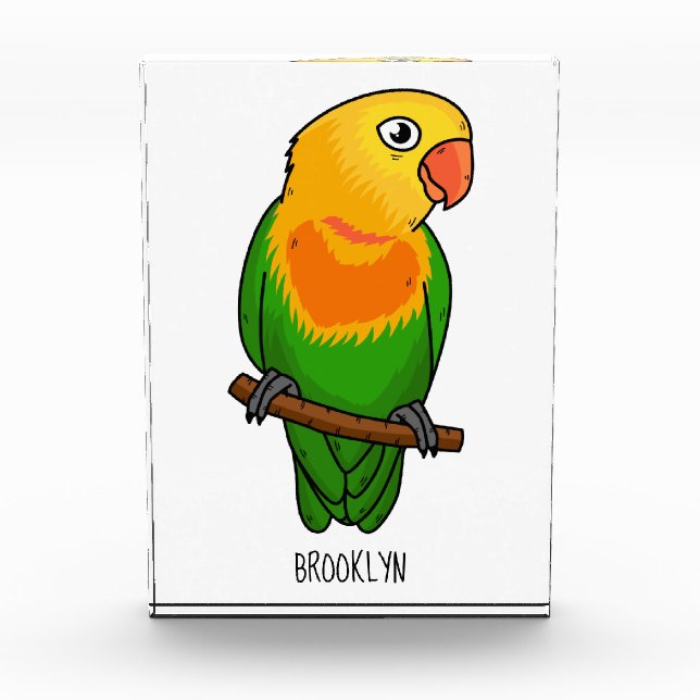 Bloque Para Fotos Loro personalizado (Anverso)