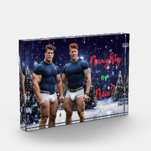 Bloque Para Fotos Los árboles de Navidad brillantes de SlipperyJoe d