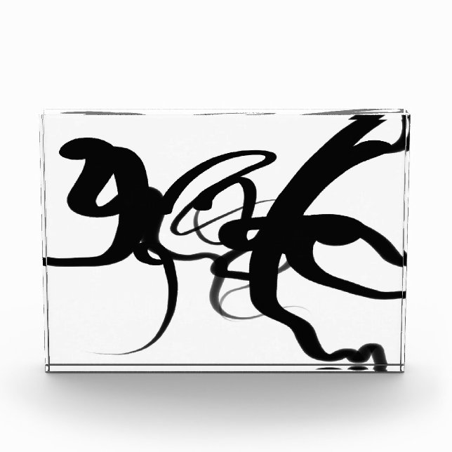 Bloque Para Fotos Los buzos: Resumen en blanco y negro (Anverso)