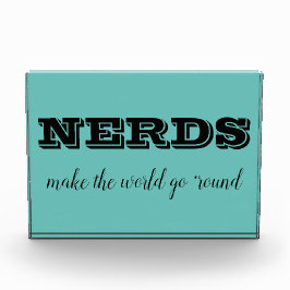 Bloque Para Fotos Los NERDS hacen que el mundo gire