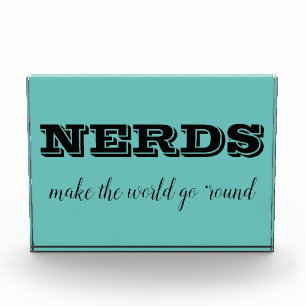 Bloque Para Fotos Los NERDS hacen que el mundo gire