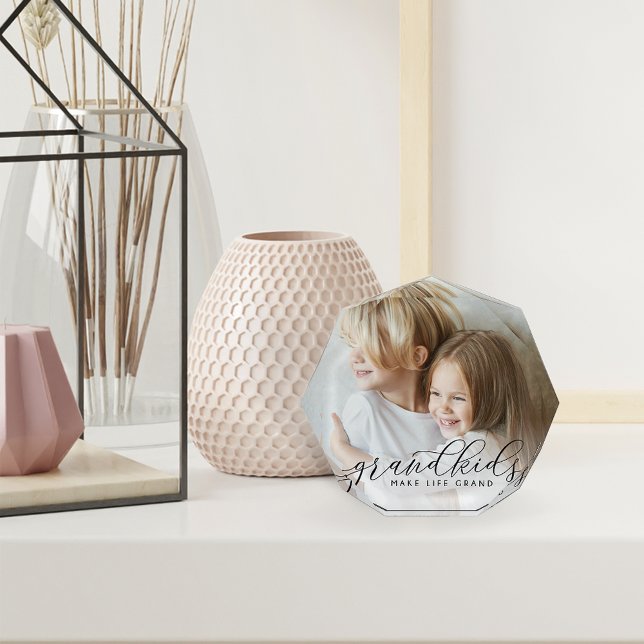 Bloque Para Fotos Los nietos hacen que la vida sea grande (Subido por el creador)