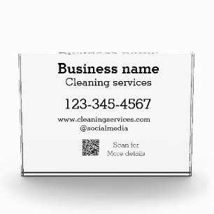 Bloque Para Fotos Los servicios de limpieza añaden número de direcci