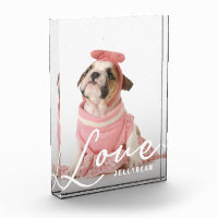 LOVE Cute Personalizado Dog
