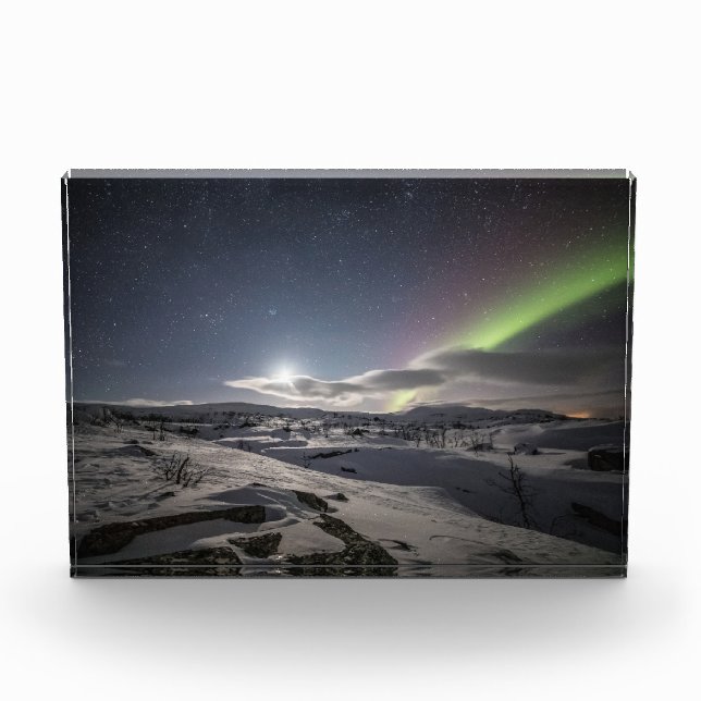 Bloque Para Fotos Luces del Norte de Noruega (Anverso)