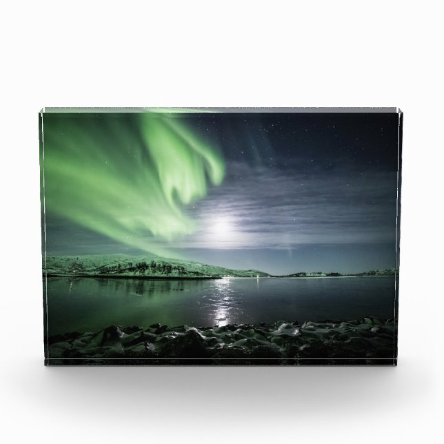 Bloque Para Fotos Luces del Norte de Noruega (Anverso)