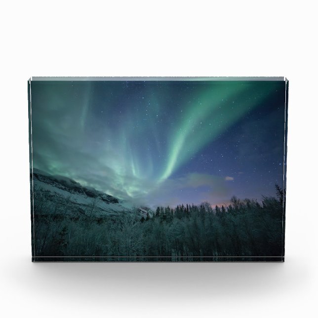 Bloque Para Fotos Luces del Norte de Noruega (Anverso)