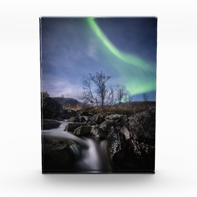 Bloque Para Fotos Luces del Norte Noruega (Anverso)