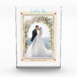 Bloque Para Fotos Lucky Us Boda Romántica