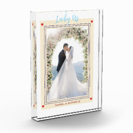 Bloque Para Fotos Lucky Us Boda Romántica 
