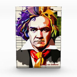 Bloque Para Fotos Ludwig van Beethoven Vibrant Único
