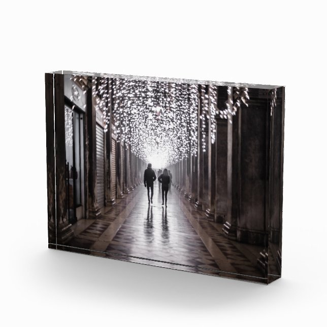 Bloque Para Fotos Luz, sombras y simetría - sepia (Derecha)