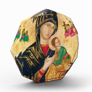 Bloque Para Fotos Madre Madonna de la ayuda perpetua Jesús