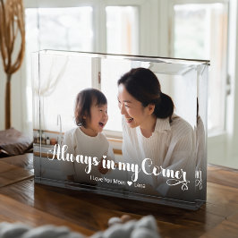 Bloque Para Fotos Madre - Siempre En Mi Esquina - Horizontal