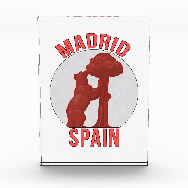 Bloque Para Fotos Madrid España (Anverso)