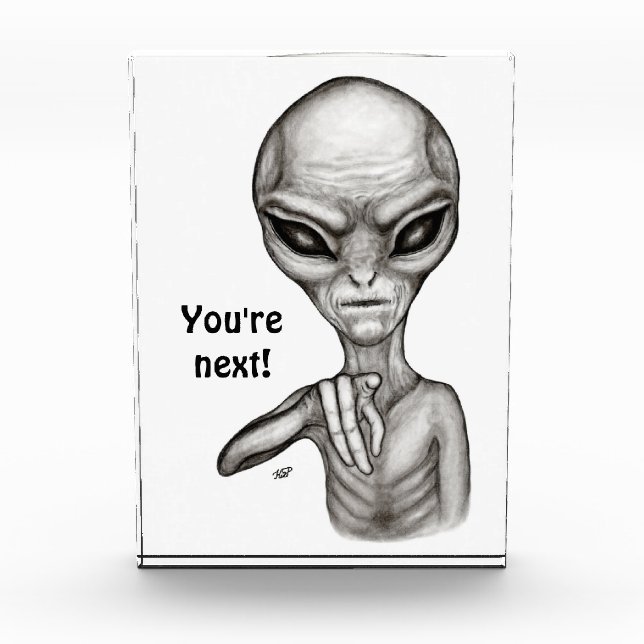 Bloque Para Fotos ¡Mala Alien, eres la siguiente! (Anverso)