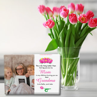 Bloque Para Fotos Mamá a la abuela sólo cosas mejores