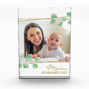 Bloque Para Fotos Mamá personalizada establecida 20XX Gold Elegant