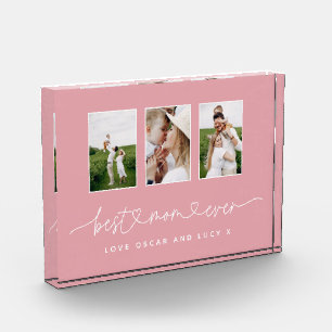 Bloque Para Fotos Mamá, un lindo guión moderno, un regalo para fot