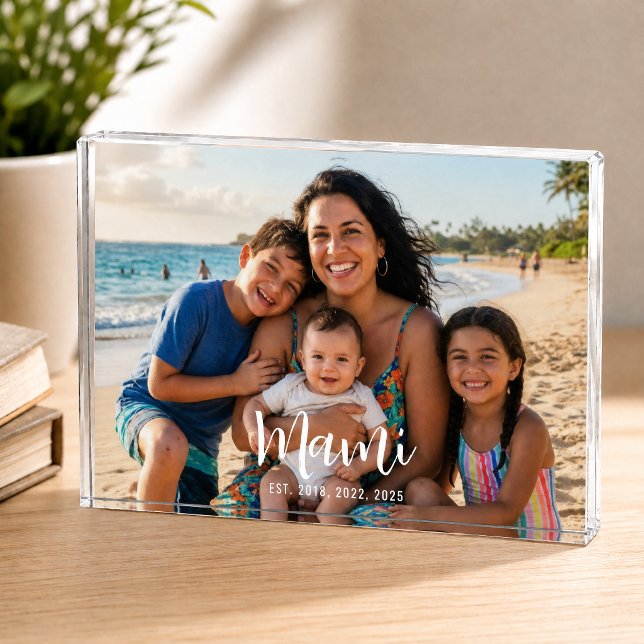 Bloque Para Fotos Mami Personalizada Establecida Tipografía Moderna (Subido por el creador)