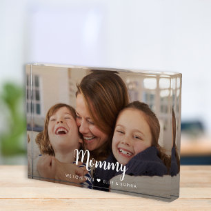 Bloque Para Fotos Mami te amamos guión moderno